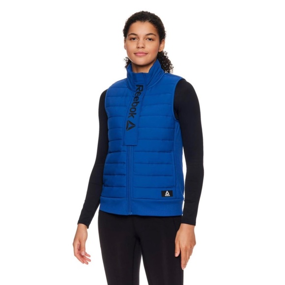 Size L Reebok Women's Royal Blue Getaway Vest - Picture 1 of 9